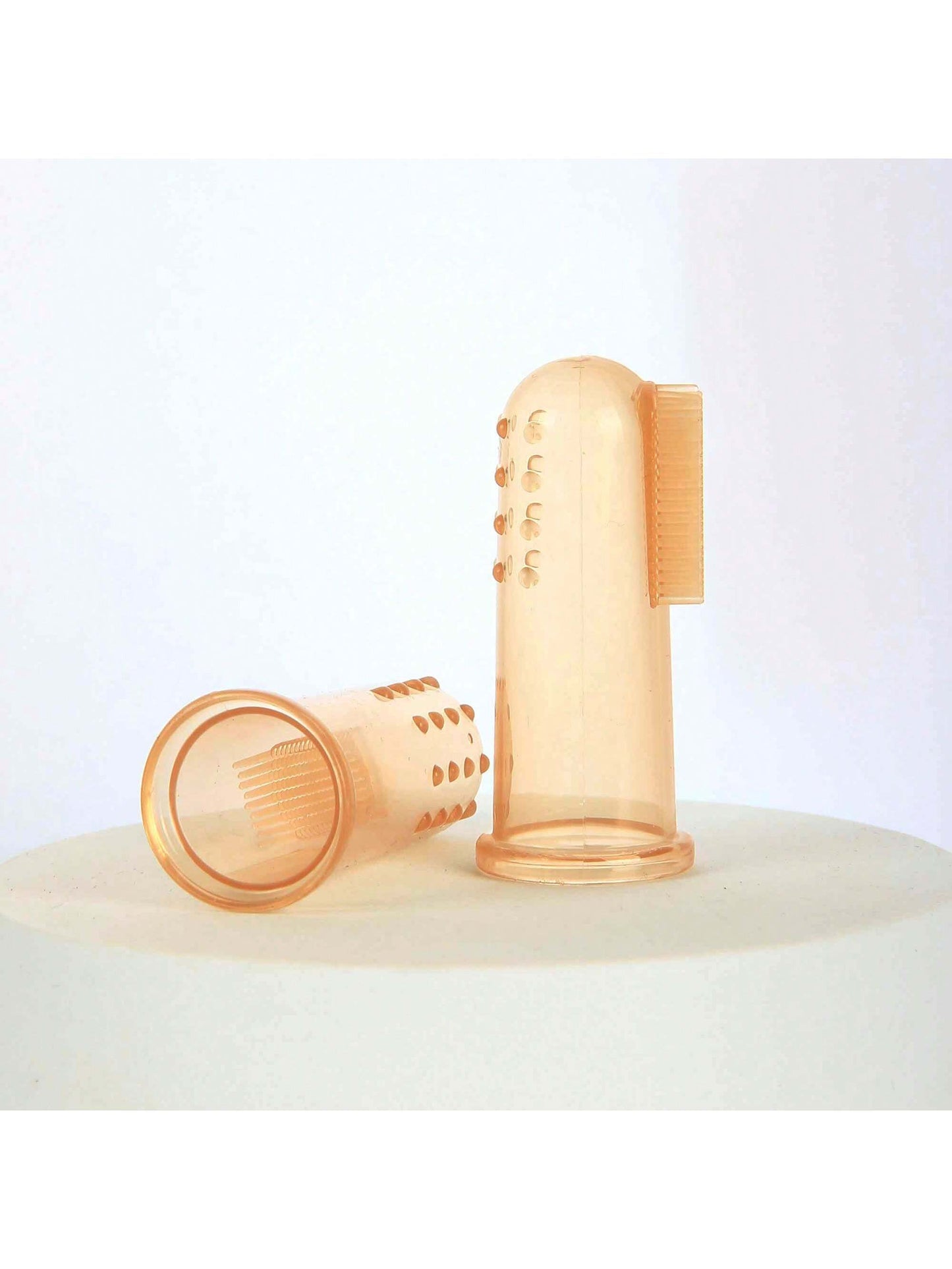Pet Finger Toothbrush Pet Toothbrush Silicone Toothbrush Puppy Cat Finger Set Brush Finger Pet Toothbrush Small Size Suitable for Dogs and Cats
