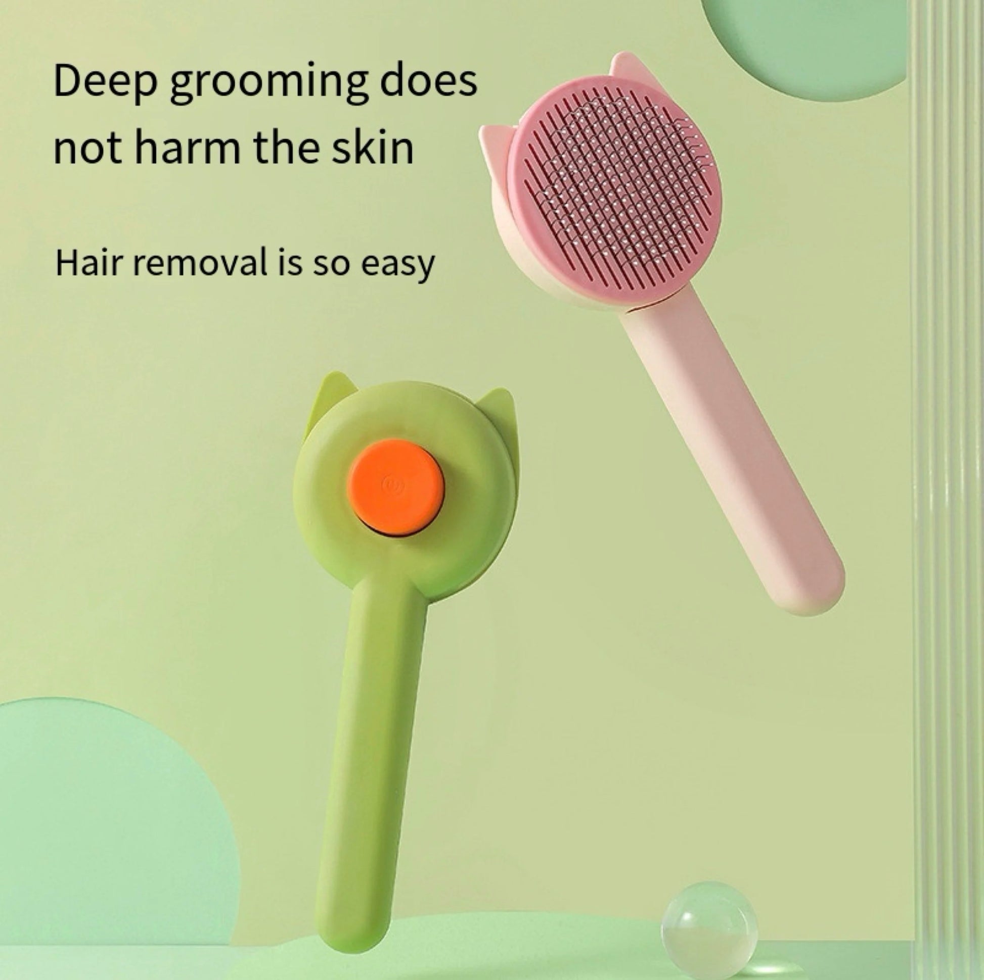 Cat Brush Pet Comb Grooming Pets Hair Remover Cat Dogs Removal Hair Brush Cleansing Self Fall off Hair Pet Tools Accessories